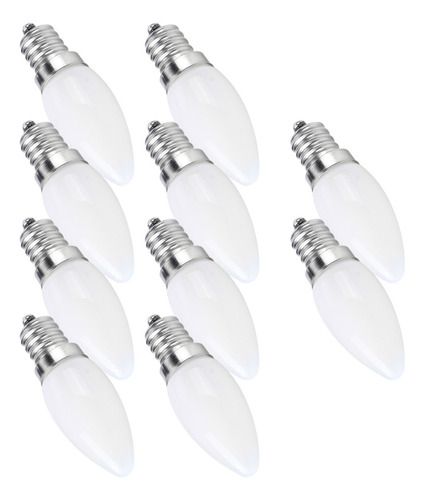 10pcs Mini E12 Led Candelabro Bombillas 1.5w Ac 230v Para