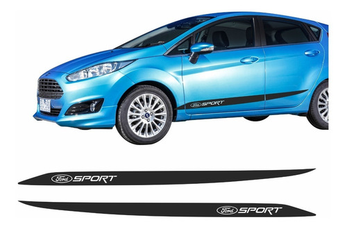 Adesivo Faixa Lateral New Fiesta Ford Sport Par Fst024