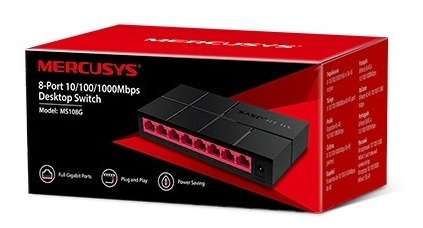 Switch Mercusys Ms108g 8 Puertos 10/100/1000mbps