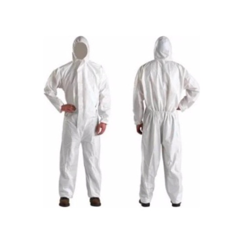 Buzo Desechable Blanco Pack X5 Unidades Talla L, Xl Y Xxl