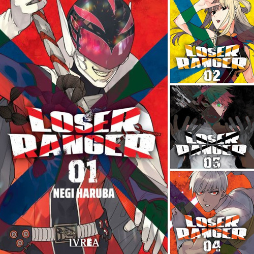 Loser Ranger Tomos 1 Al 4 - Sentai Dai Shikkaku Ivrea