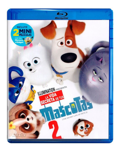 La Vida Secreta De Tus Mascotas 2 Dos Pelicula Blu-ray