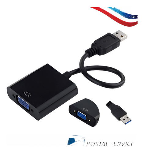 Usb3.0 A Vga Tarjeta Gráfica Externa Video Convertidor Adapt