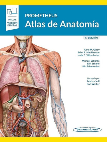 Libro Prometheus  Atlas De Anatomia 4° Ed. + E