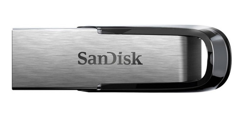 Imagen 2 de 2 de Pendrive SanDisk Ultra Flair 64GB 3.0 plateado y negro