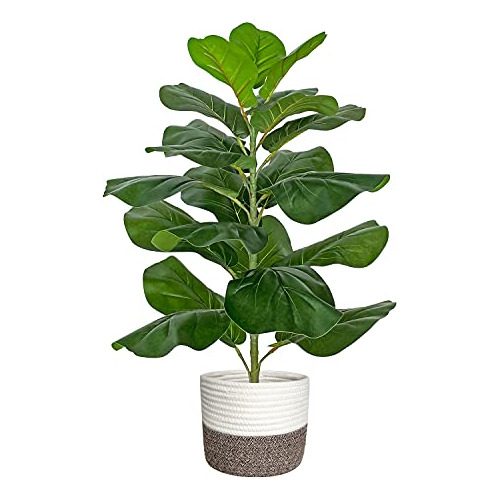 Árbol De Higo De Hoja De Violín Artificial / Ficus Ly...