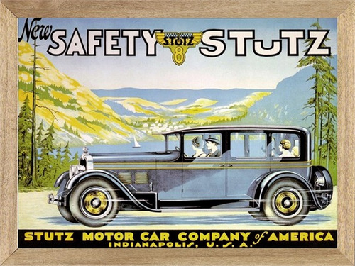 Auto Stutz 8 Cilindros. Cuadro, Poster, Publicidad      E257