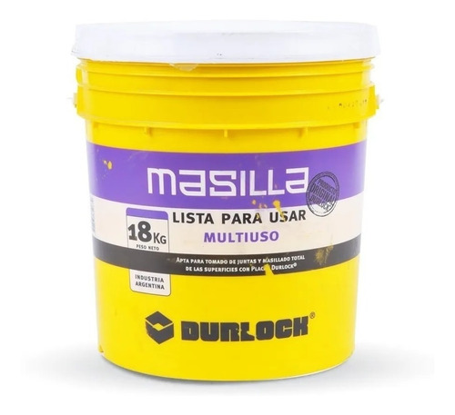 Masilla Durlock 18 Kg Enduido