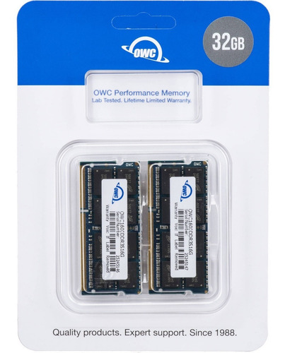 Imagem 1 de 5 de Memoria Owc 32gb (2x16gb) 12800 Ddr3l 1600mhz iMac 27-2015
