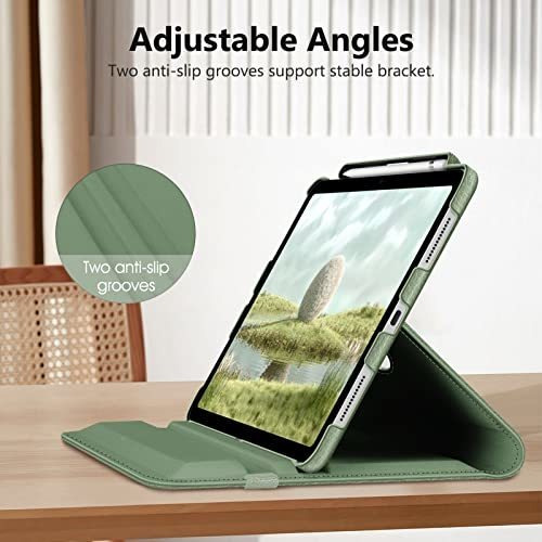 Funda Para iPad 10th Generacion Giratoria 360 - Verde Salvia
