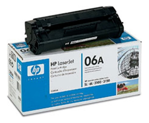 Tóner Hp Hp 06a Color Negro