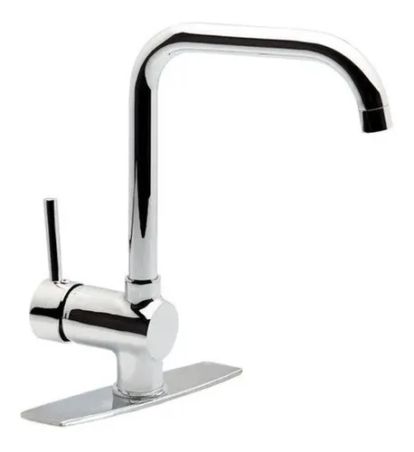 Canilla Monocomando Griferia Cocina Vasser Lyra Con Base