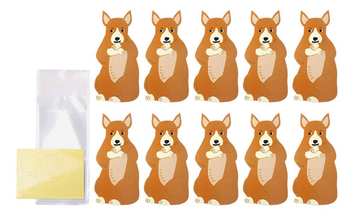 10 Pçs Saco De Embalagem De Biscoitos Sacos De Canguru