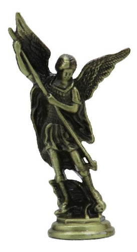 Figura De , Escultura De Ángel De Batalla, Adorno De Bronce