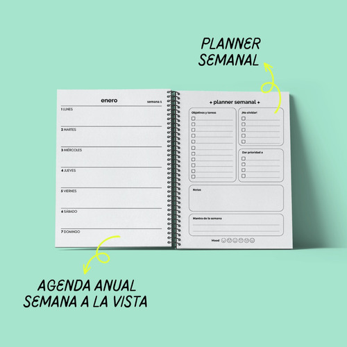 Agenda Flower 2024 Pdf Planner Kit Imprimible