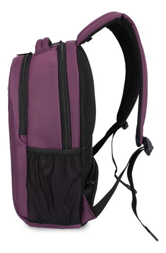Mochila Tigernu Ejecutiva Para Notebook Morado T-b3032c