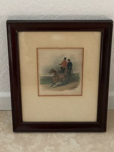 London E Hacker G B Spalding Print Color Etching 19th Cent