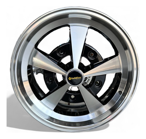 Rines Escra 17x75/205 Ms Vocho Msi 4 Pz Color Negro/pulido