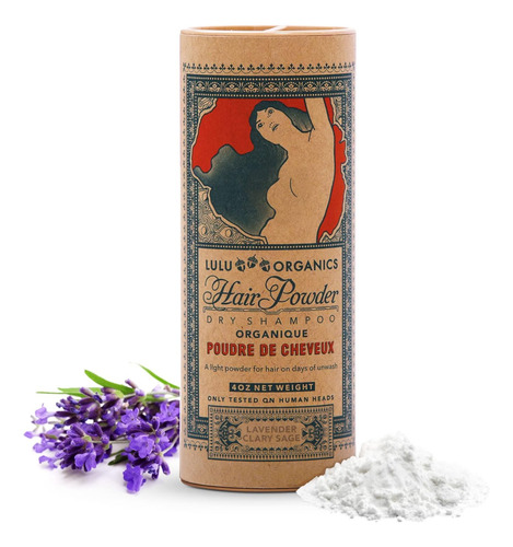 Lulu Organics Polvo Para El Cabello - Lavanda/salvia Sclarea