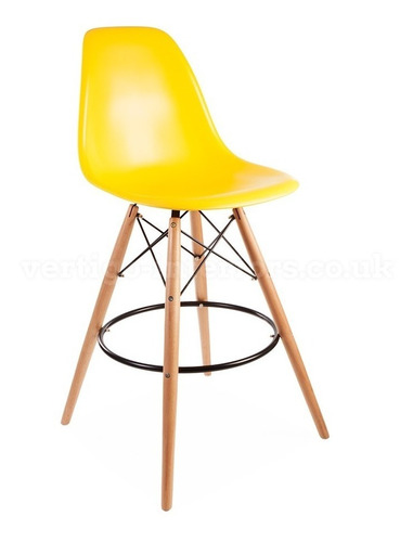 Taburete Eames Amarillo - Silla Butaca Alta - Varios Colores