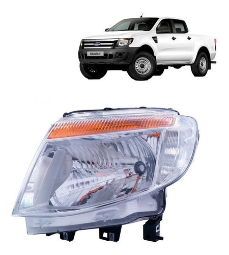 Optico Izquierdo  Para Ford Ranger 2.5 2012 2014