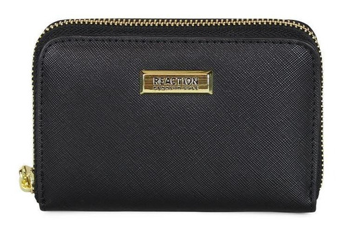 Billetera Mujer Trifold Negra Kenneth Cole 