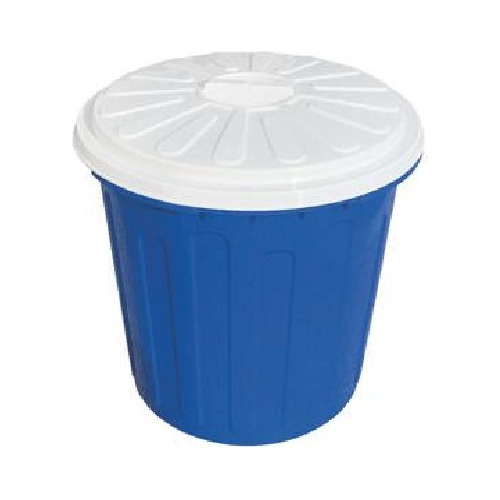 Papelero De Plástico 20 Lts Con Tapa Verde, Azul Y Rojo 