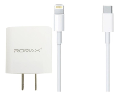 Cargador Para iPhone 45w Romax Type C - Ligthing