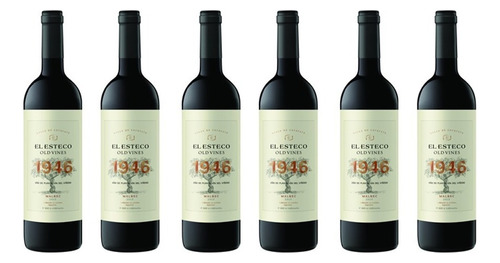 Caja X6 El Esteco Old Vines 1946 Malbec Vino Cafayate Salta