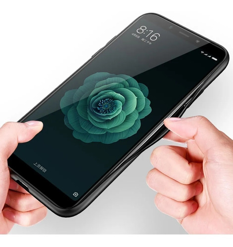 Imagen 2 de 4 de Protector Xiaomi Mi A2 Lujo + Simil Vidrio Camara 24 Hs
