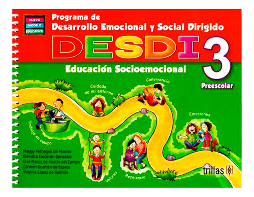 Desdi 3. Preescolar: Educación Socioemocional, De Velhagen De Molina, Maggy. Editorial Trillas, Tapa Blanda En Español, 2018