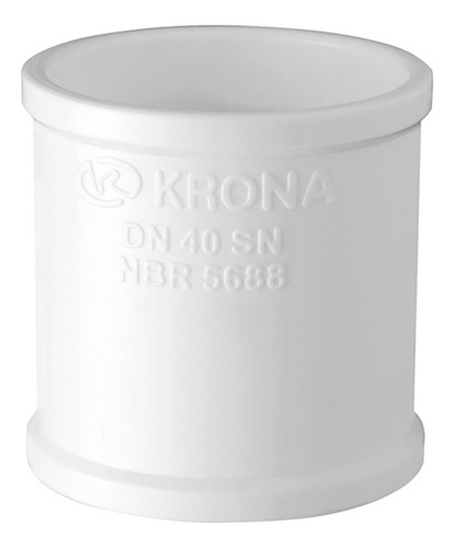 Luva Para Esgoto Branca 75mm - Krona