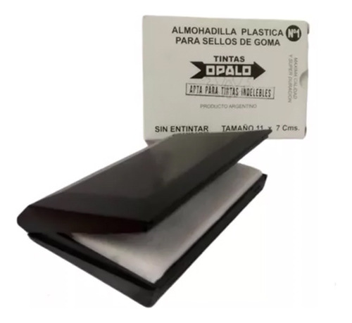 Almohadilla Para Tinta Indeleble Sellos Opalo N1  11x7 Cms