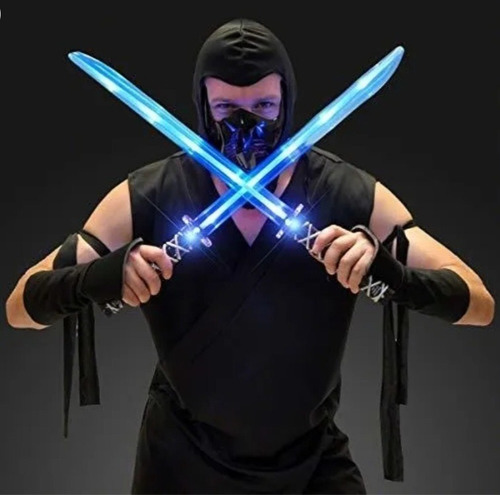 Espada De Juguete Samurai Ninja Con Luces Y Sonido Y Funda