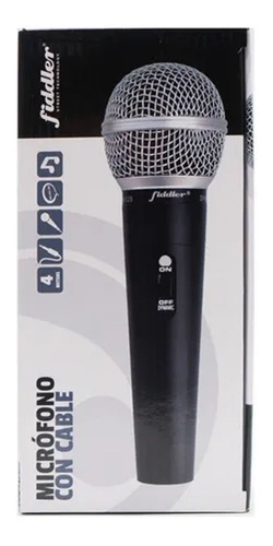 Micrófono Alambrico Con Cable 4mts Fd-mic125 - Crazygames