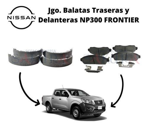 Pastillas Y Zapatas Frenos Np300 Frontier 18 Fritec Specific