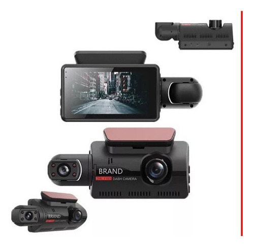 Cámara Dual Del Coche De Dashcam 1080p Dvr