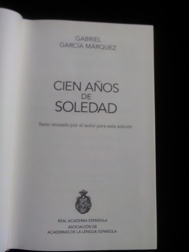 Imagen 2 de 3 de García Marquez Cien Años De Soledad Conmemorativa (2007)