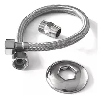 Comprar Engate Flexível Rabicho Fêmea X Macho Aço Inox 40cm 1\u002F2 Acabamento Metal Cor Prateado Irin Metais