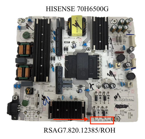 Tarjeta Fuente Hisense 70h6500g Rsag7.820.12385/roh (Usado)