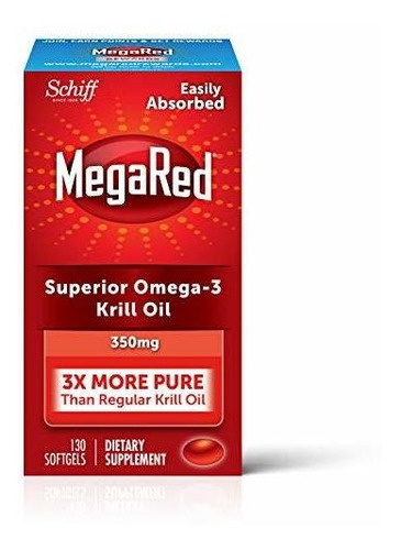 Megared 350 Mg Omega-3 Krill Oil - Sin Regusto A Pescado Com