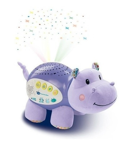 Imagen 3 de 5 de Proyector Bebe Popi Estrellitas Vtech Hipopótamo 180922