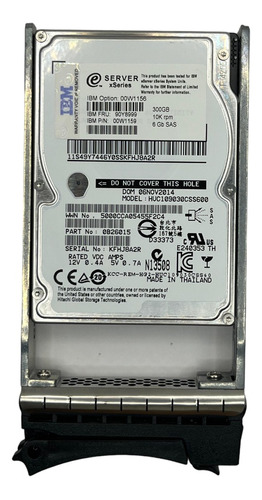 Hd Ibm 300gb 10k 2,5 Sas 6gb 90y8999 00w1159 00w1156 @