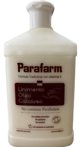 Parafarm Oleo Calcareo Crema Protectora Paspadura X500ml