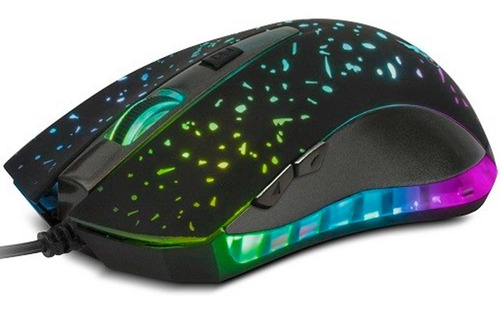 Mouse Gamer Retroiluminado Usb 6 Botones 7 Colores