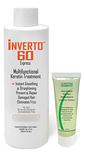 Inverto 60 Advanced Gel Complex Brazilian Keratin Hair Blowo