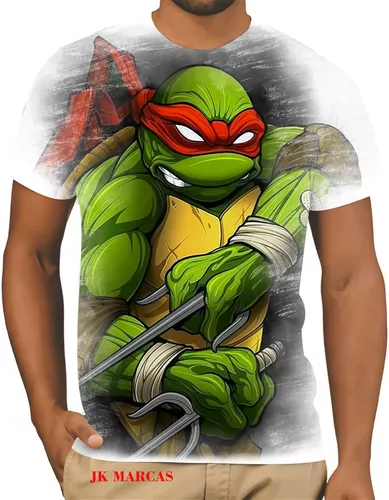 Camiseta Camisa Tartaruga Ninja Desenho Criança Menino Tv K1
