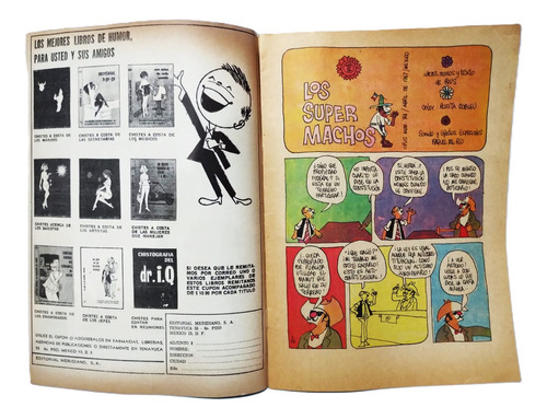 Los Supermachos #74 / Rius / Historieta Vintage (1967) (Usado)