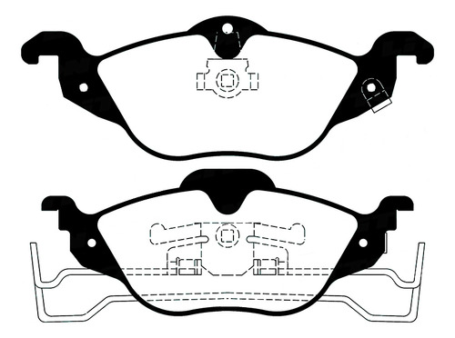 Pastilla Freno Chevrolet  Astra  Rodado 14  Delantera.