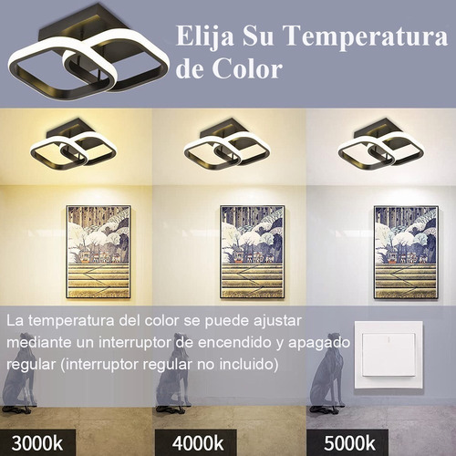 Lámpara De Techo Lampara Foco Decorativas Led Para Baño Sala